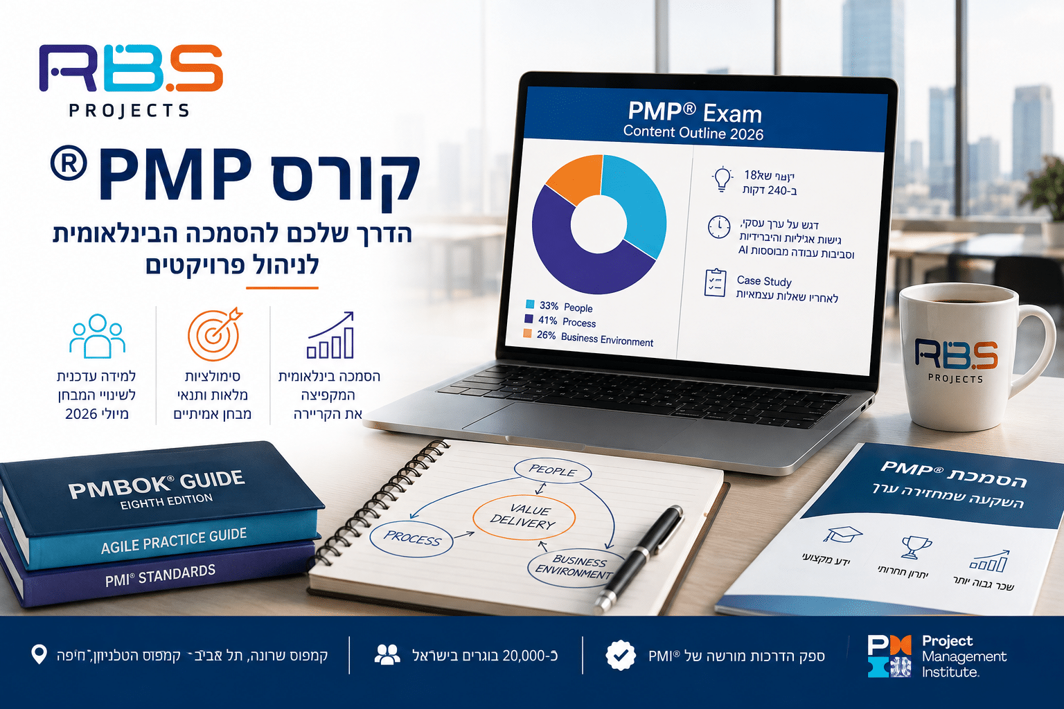 קורס PMP של חברת RBS PROJECTS