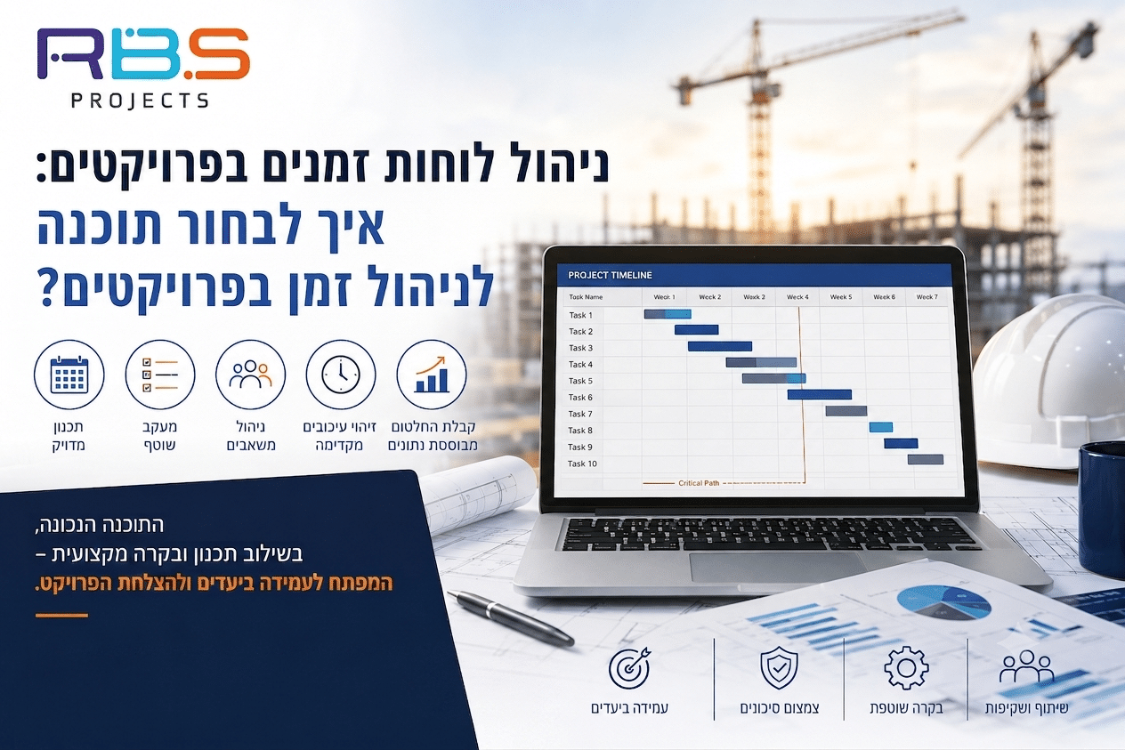 ניהול לוחות זמנים בפרויקטים - RBS Projects